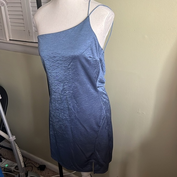 South Moon Under One Shoulder Back Cowl Detail Mini Dress - Picture 11 of 17